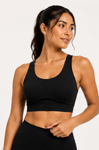 Top Wanda frente - Color: Negro