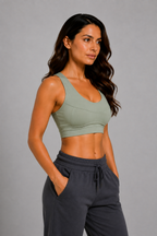 Top Wanda 3/4 - Color: Pistacho