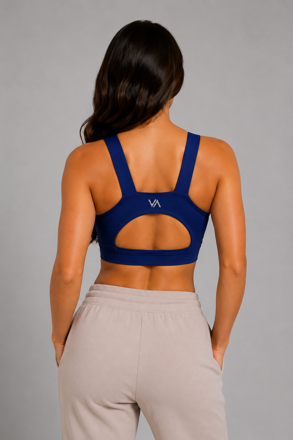 Top Wanda espalda - Color: Azul acero
