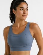 Top Wanda frontal - Color: Azul acero